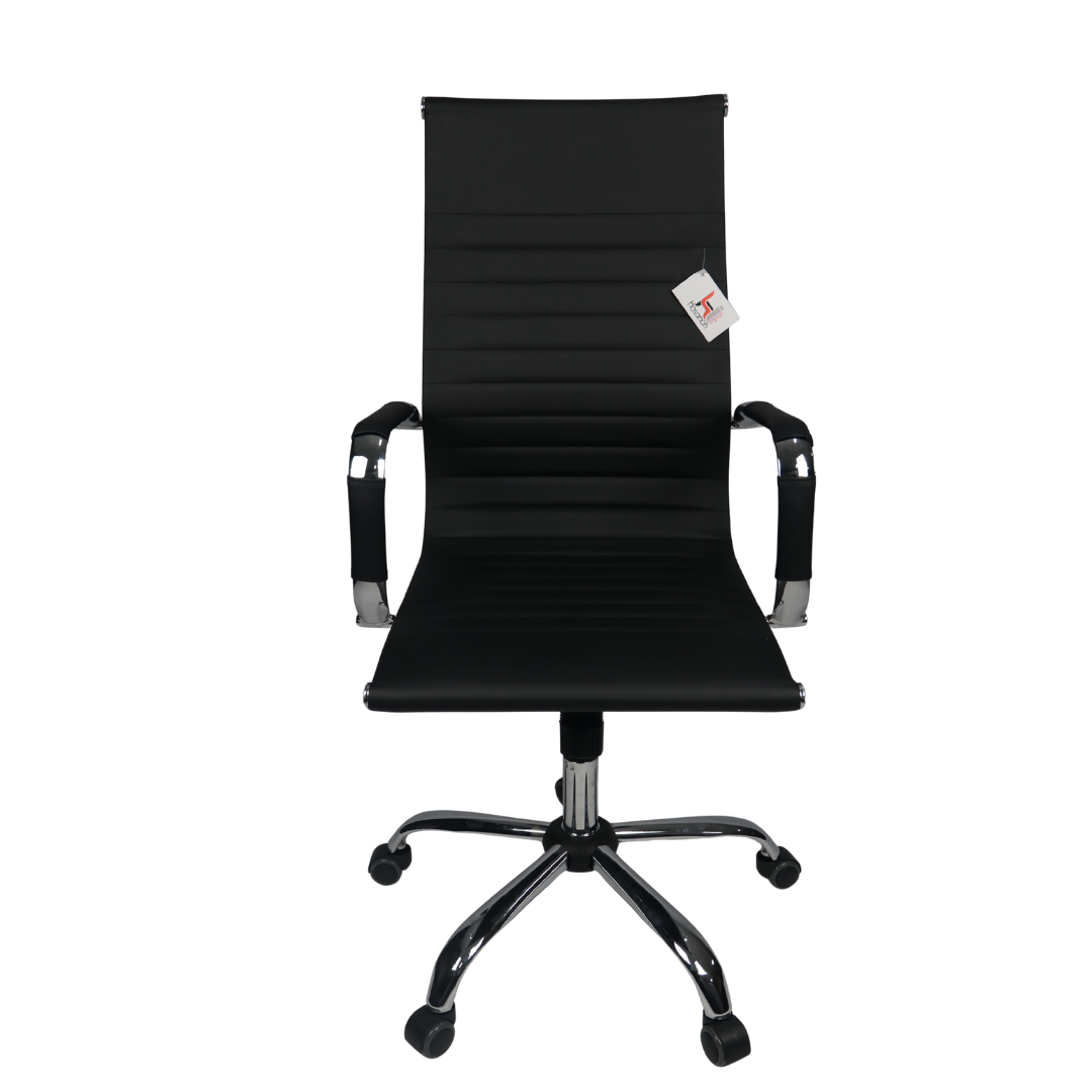 Cadeira Presidente Estrutura Aço Cromado 4353C