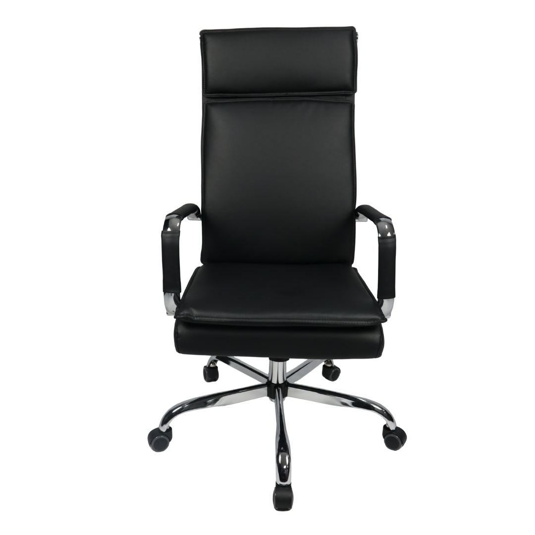 Cadeira Presidente Acolchoada Luxo Pillow-Top com Sistema Relax