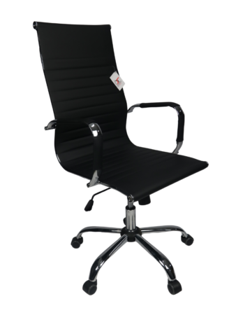 Cadeira Presidente Estrutura Aço Cromado 4353C