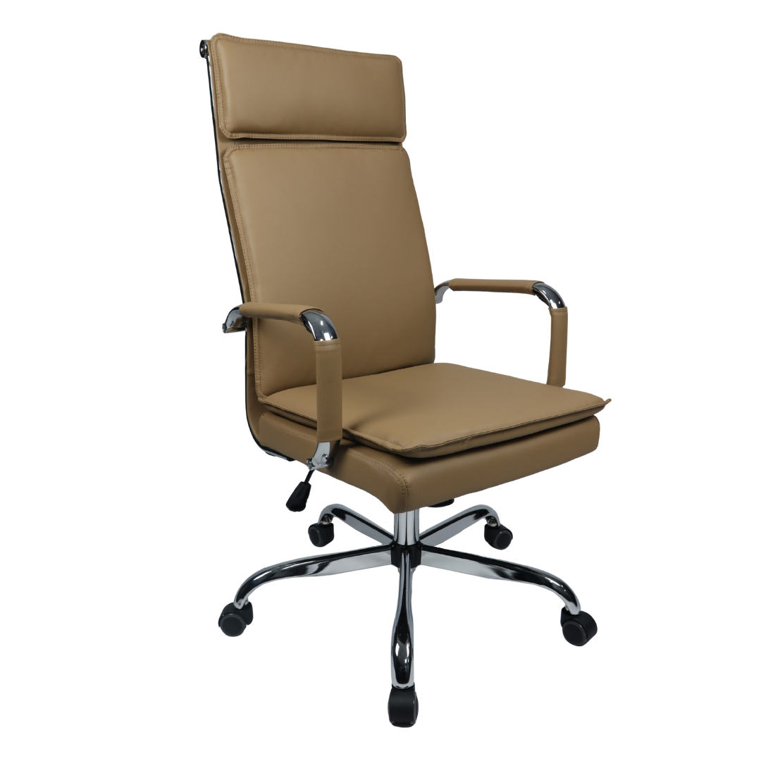 Cadeira Presidente Acolchoada Luxo Pillow-Top com Sistema Relax