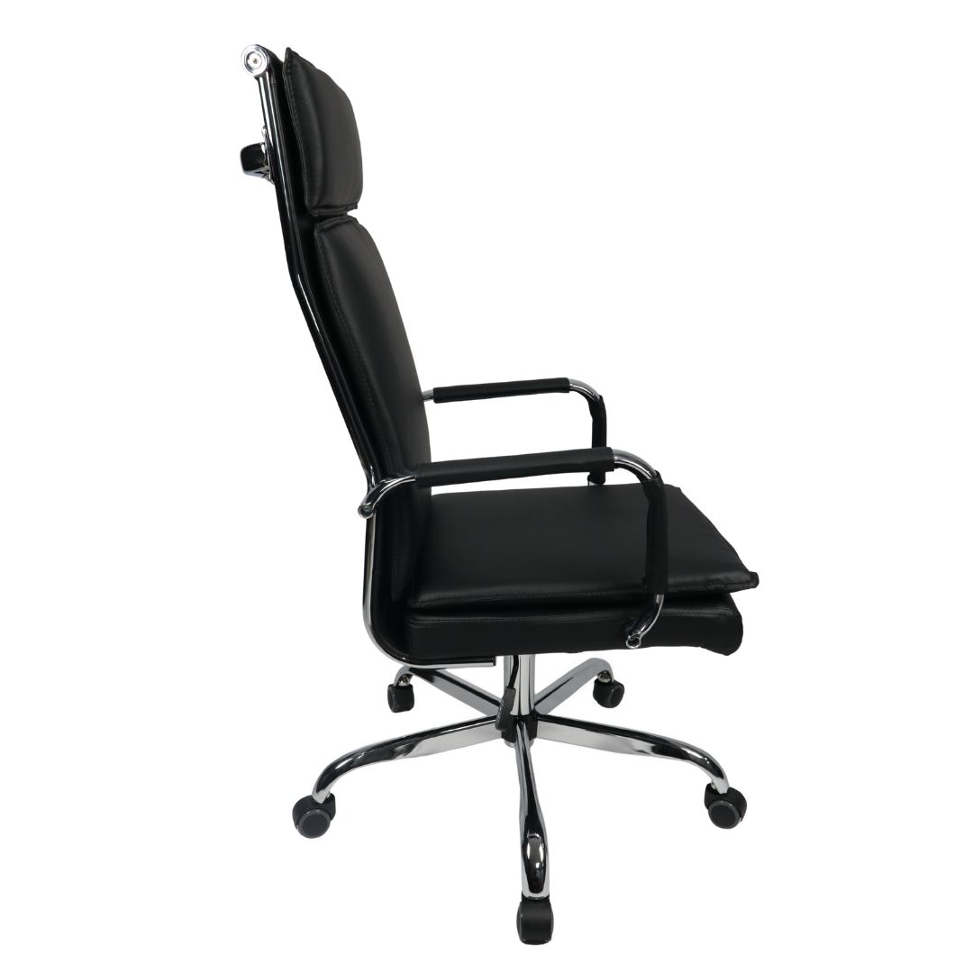 Cadeira Presidente Acolchoada Luxo Pillow-Top com Sistema Relax