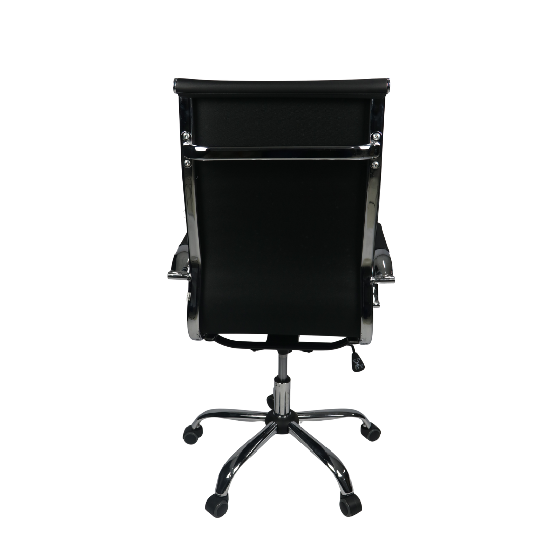 Cadeira Presidente Estrutura Aço Cromado 4353C