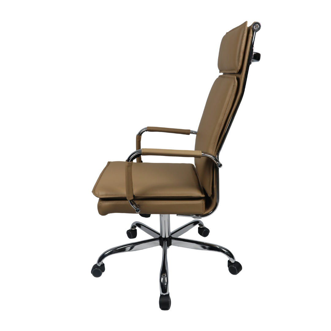 Cadeira Presidente Acolchoada Luxo Pillow-Top com Sistema Relax